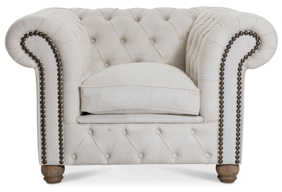 Chesterfield Artsome Sessel - Jede Farbe und jeder Stoff