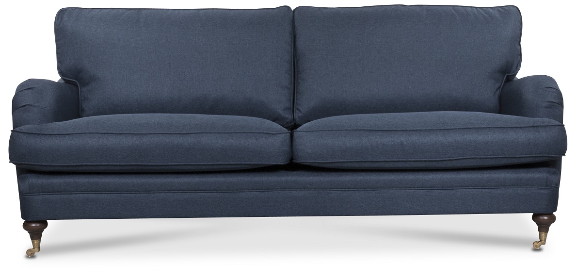 Howard London Premium 4-Sitzer, gerades Sofa - blau Howard London Premium 4-Sitzer, gerades Sofa - blau