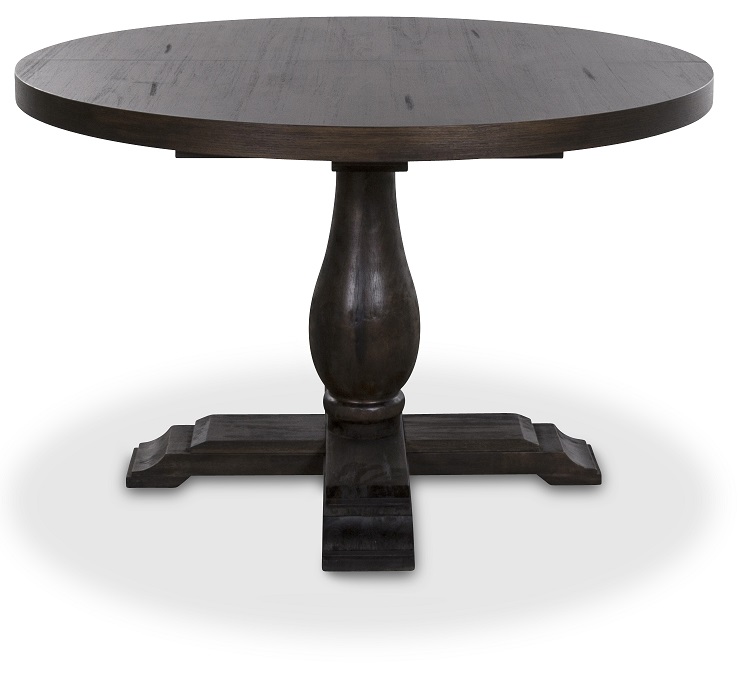 Lamier runder Esstisch - 120 / 170cm - Braun gebeizte Eiche