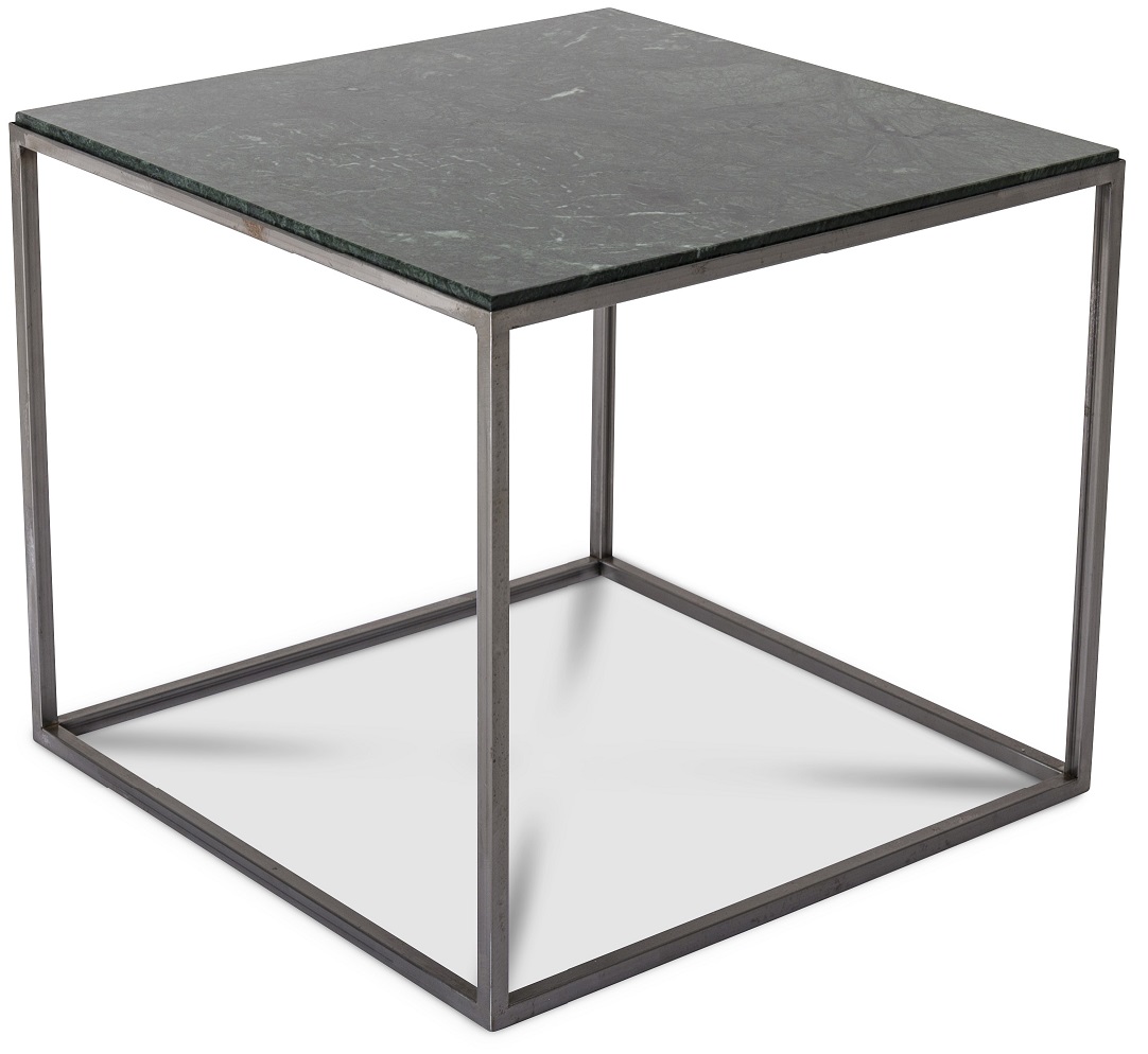 Carrera Couchtisch quadratisch Gr�ner Marmor - Jede Farbbasis!