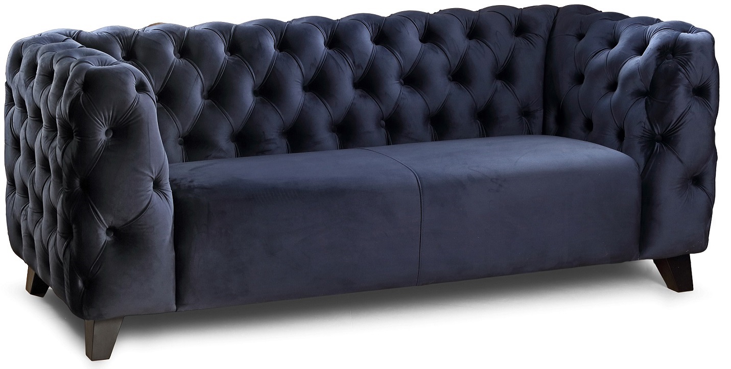 Chesterfield Nobel 2-Sitzer Sofa - Frei w�hlbare Farbe!