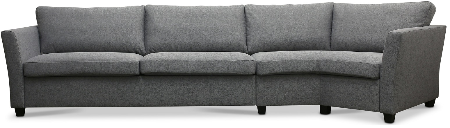 Eros 4-Sitzer mit Maxicorner rechts - Beliebige Farbe