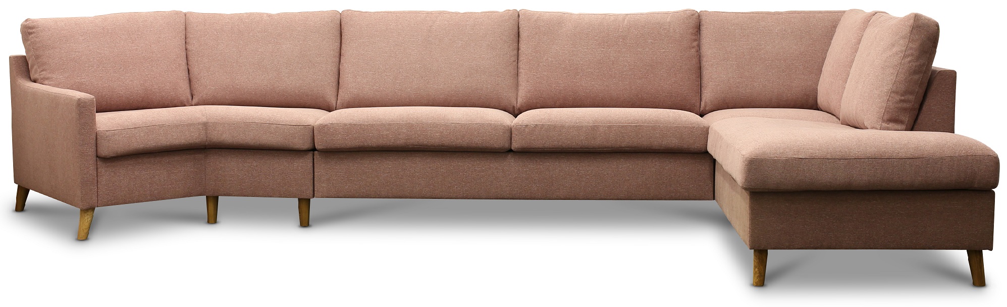 Stream 3-Sitzer mit offenem Ende und Maxiecken links - Frei w�hlbare Farbe