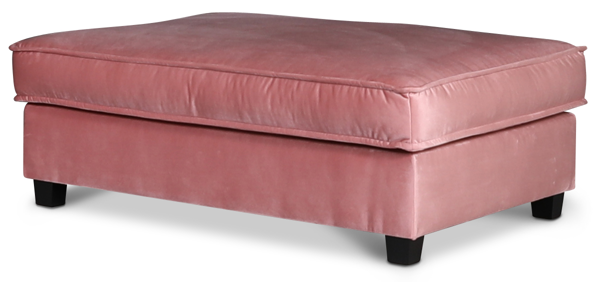 Brandy Lounge Fu�hocker XL - (staubiges Rosa)