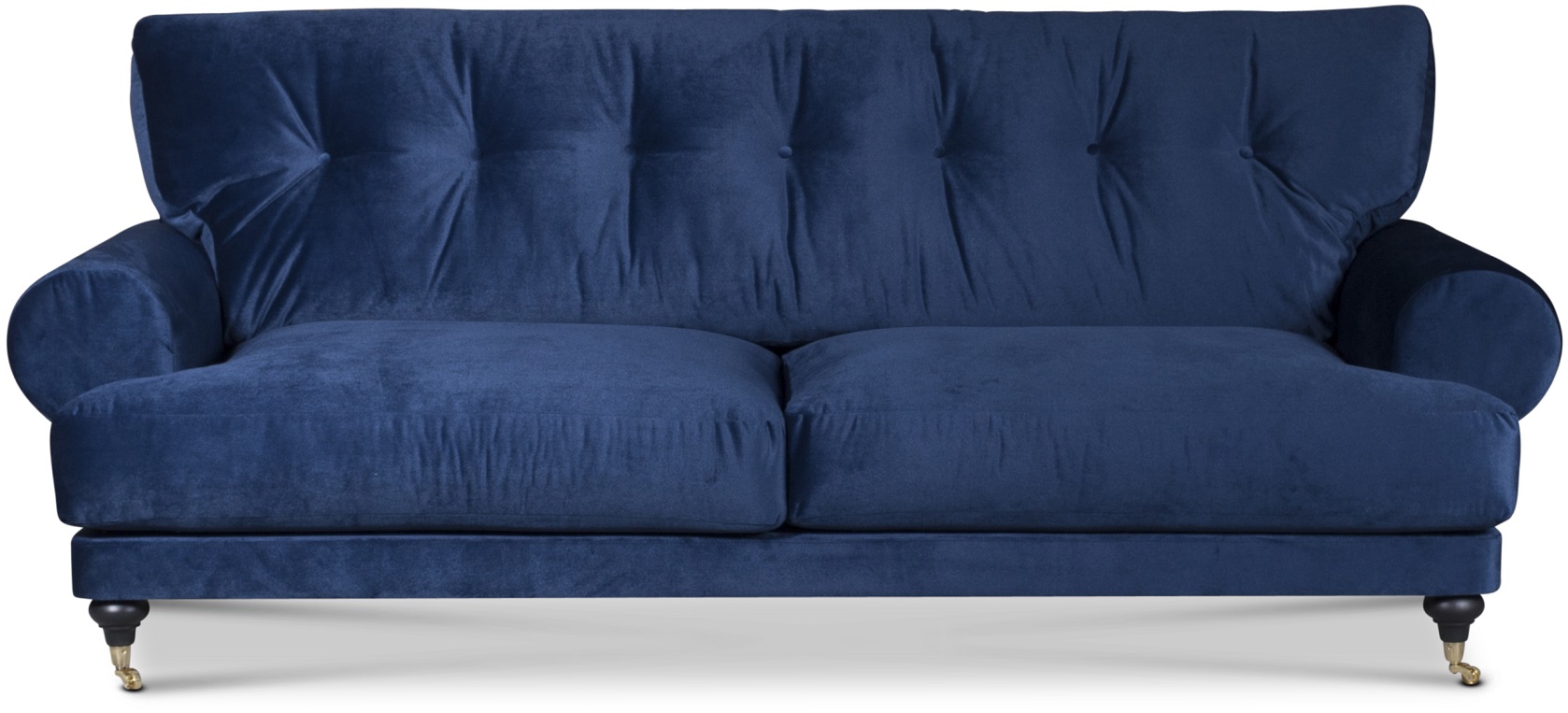 Andrew 3-Sitzer Sofa - Samt dunkelblau