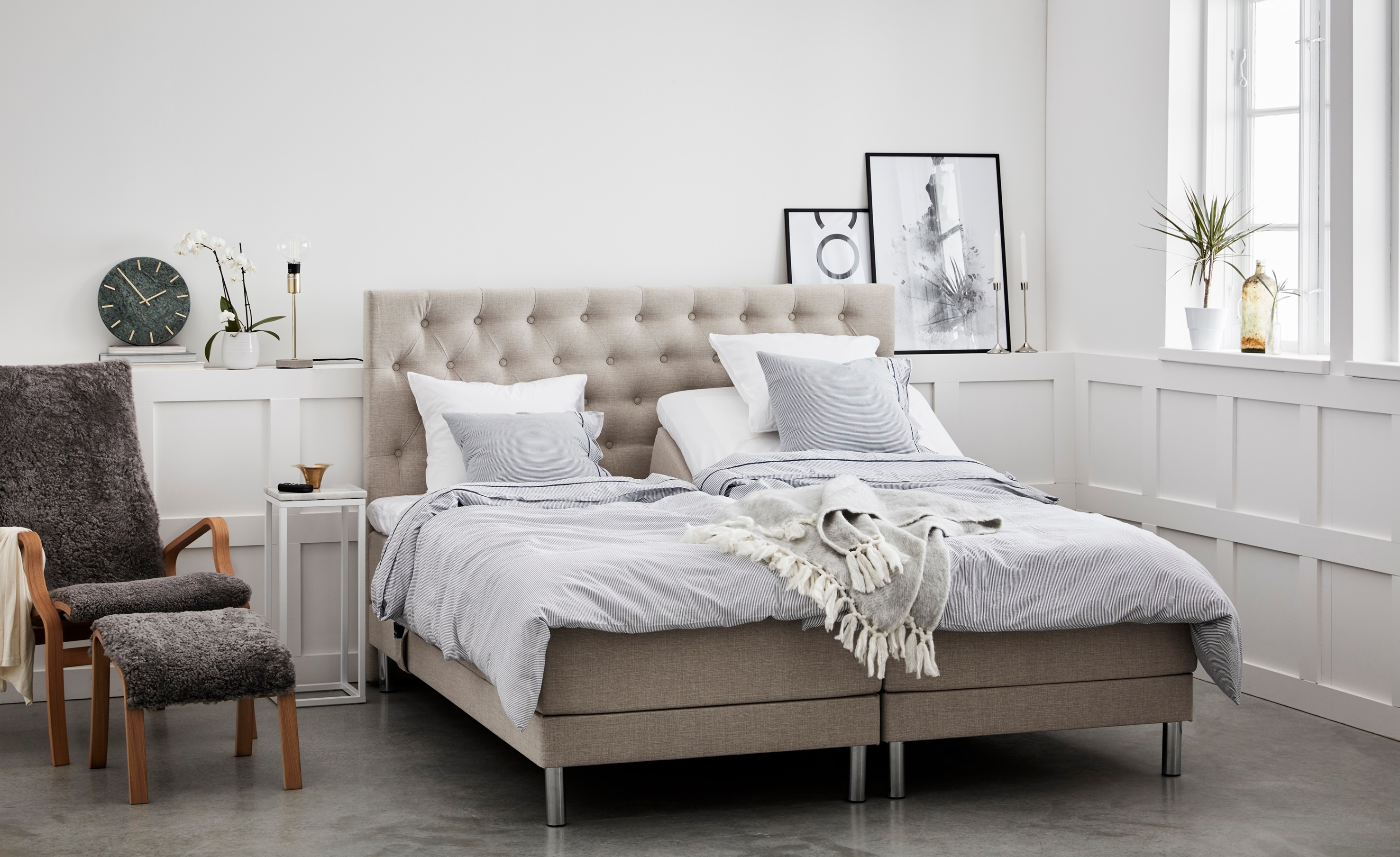 Dream 7-Zonen verstellbares Doppelbett - Wahlfreie Farbe