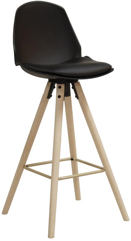 Oslo Barhocker 105 cm - Schwarzes PU Oslo Barhocker 105 cm - Schwarzes PU