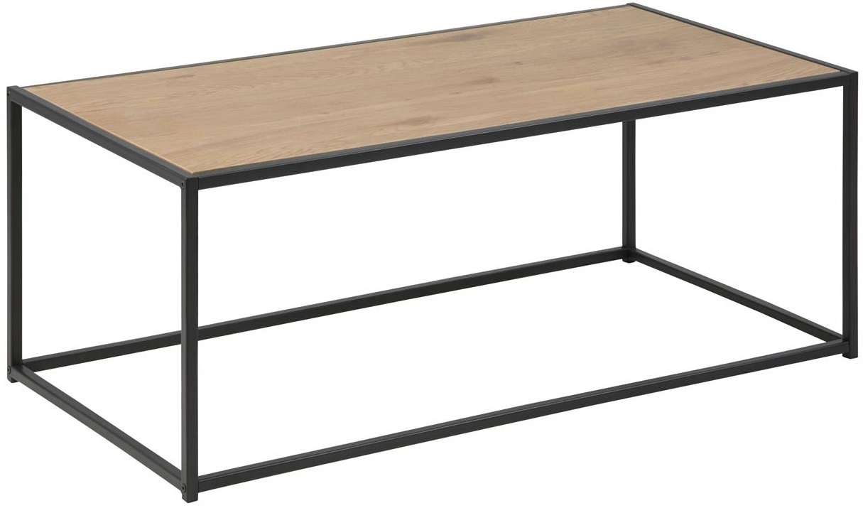 Lincoln Couchtisch - Eiche/schwarz