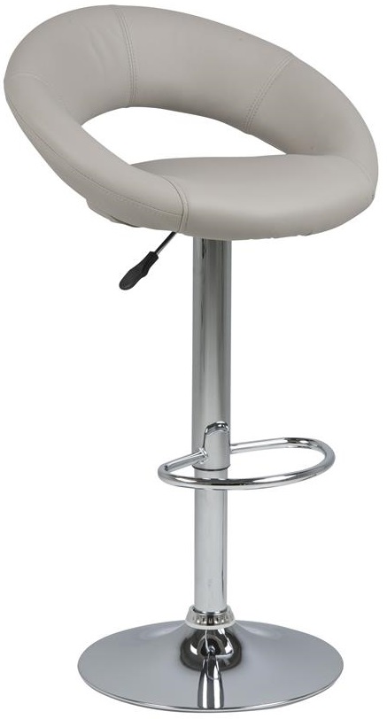 Liverpool Barhocker - Chrom / Beige (PU) Liverpool Barhocker - Chrom / Beige (PU)