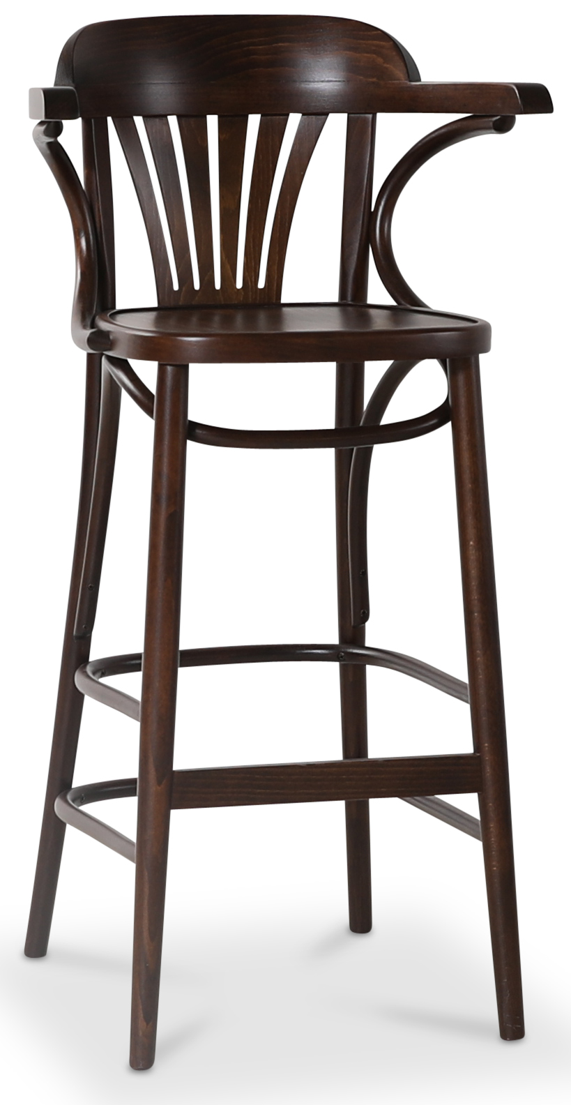 Biegeholz Barhocker No 135 - Walnuss