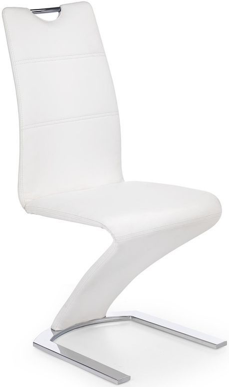 Stuhl Melvin - Wei�/Chrom