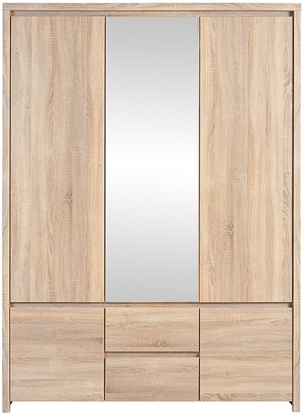 Kleiderschrank Filippa - Eiche hell