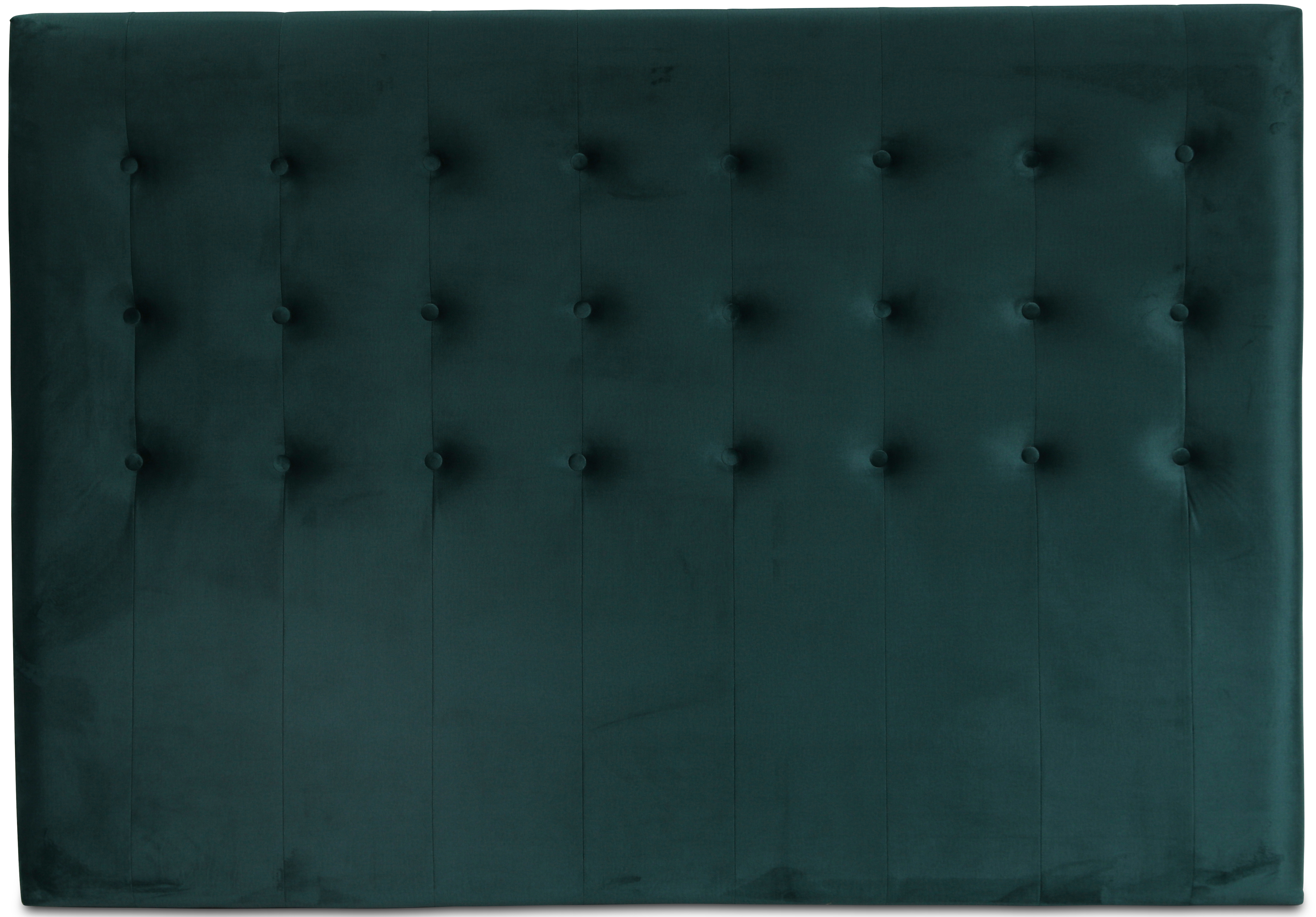 Centa Kopfteil mit Kn�pfen (Gr�ner Samt) - frei w�hlbare Breite