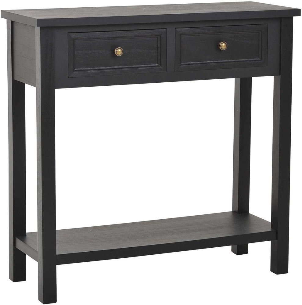 Holmby Konsolentisch - Esche schwarz furniert