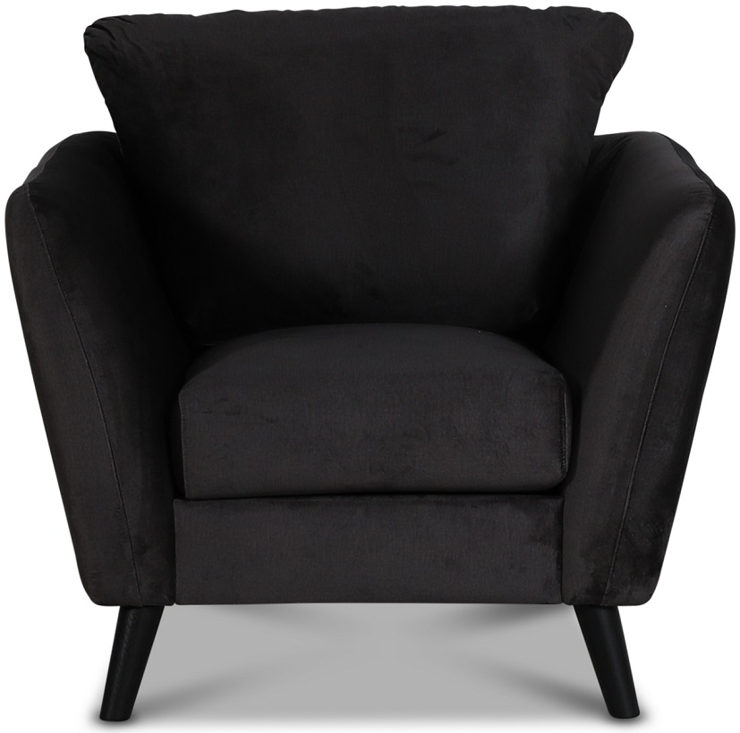 Country Sessel - Anthrazitgrau (Samt)