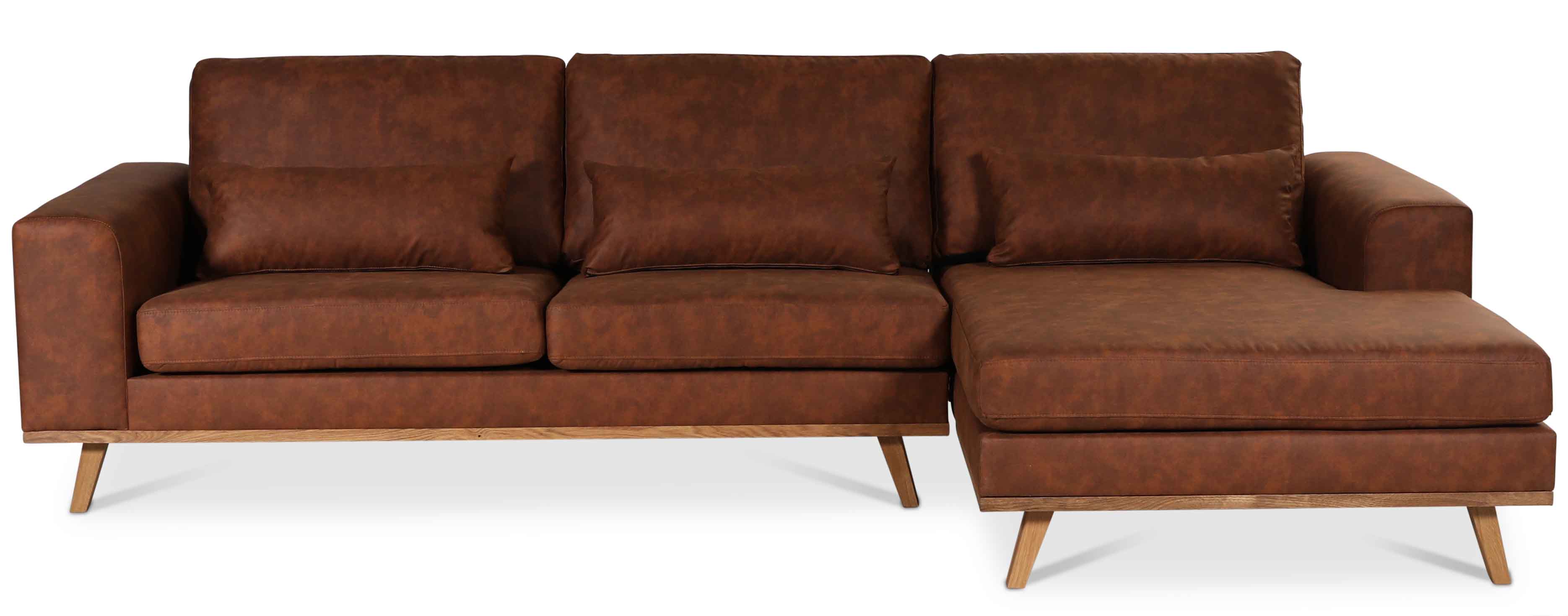 Ranger Diwan Sofa Rechts - Cognacleder