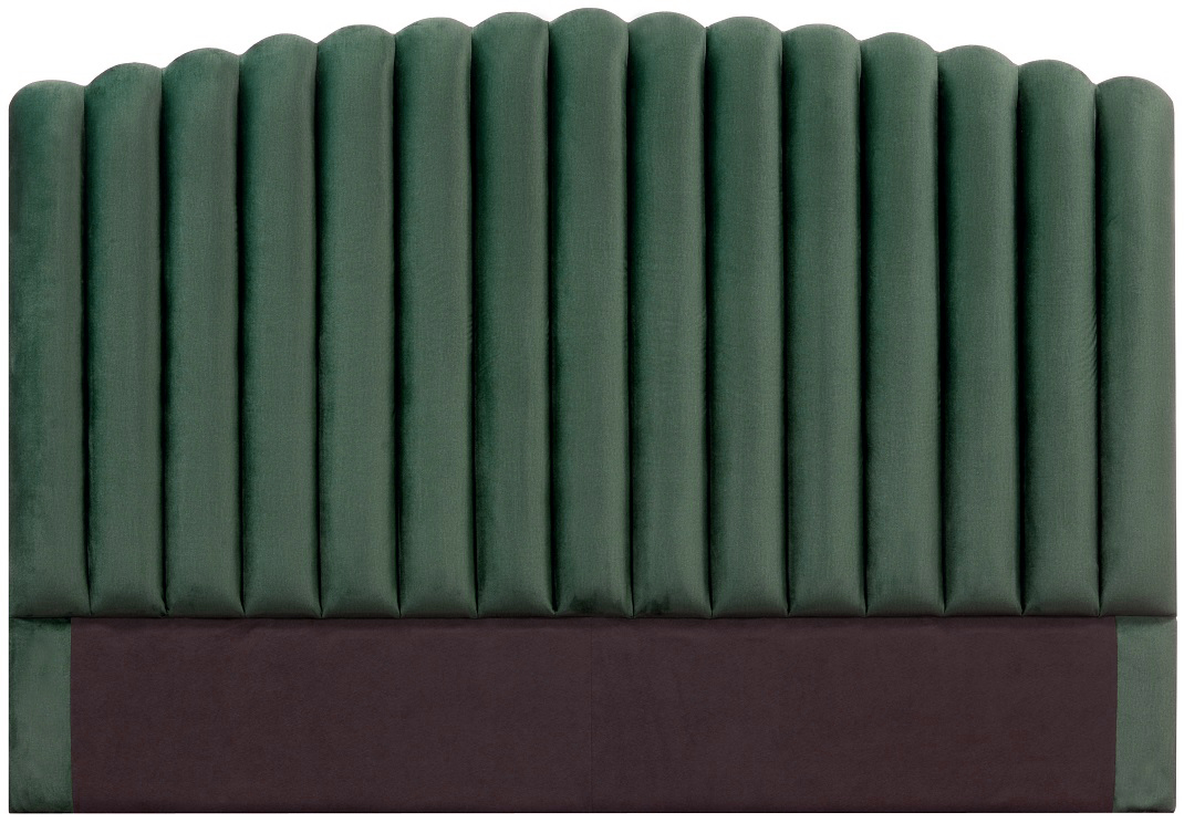 Bornholm Bett Kopfteil (Smaragdgr�ner Samt) - Breite w�hlbar