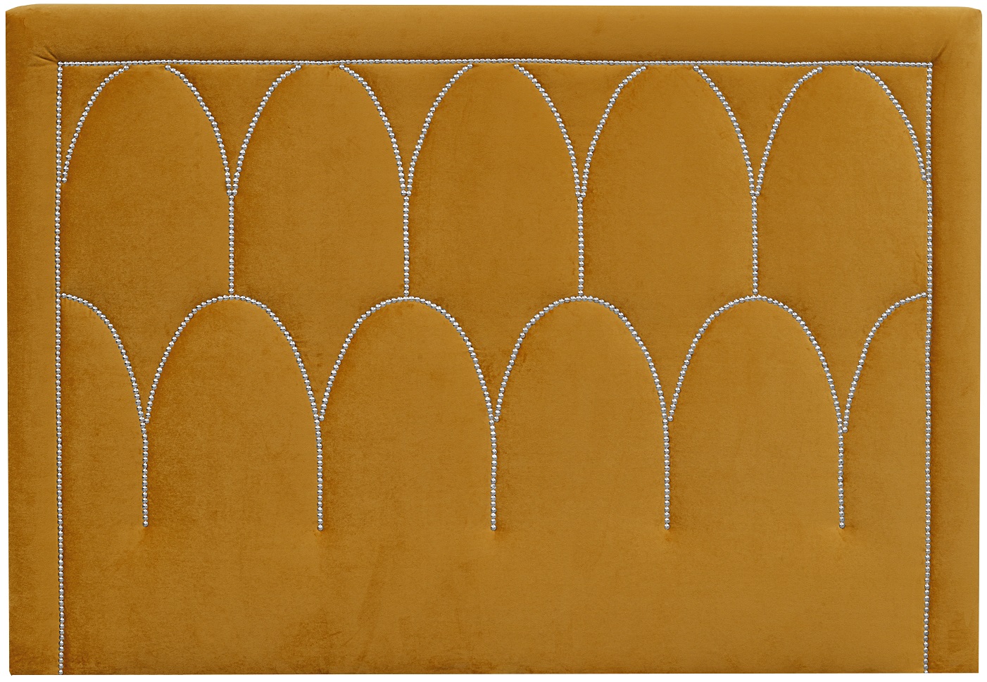 Kopfteil Dalar� (Samt Gold) - Frei w�hlbare Breite