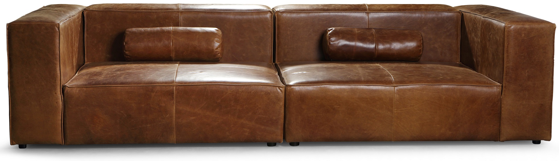 Madison 3-Sitzer Sofa 300 cm - Anilinleder Cognac Madison 3-Sitzer Sofa 300 cm - Anilinleder Cognac