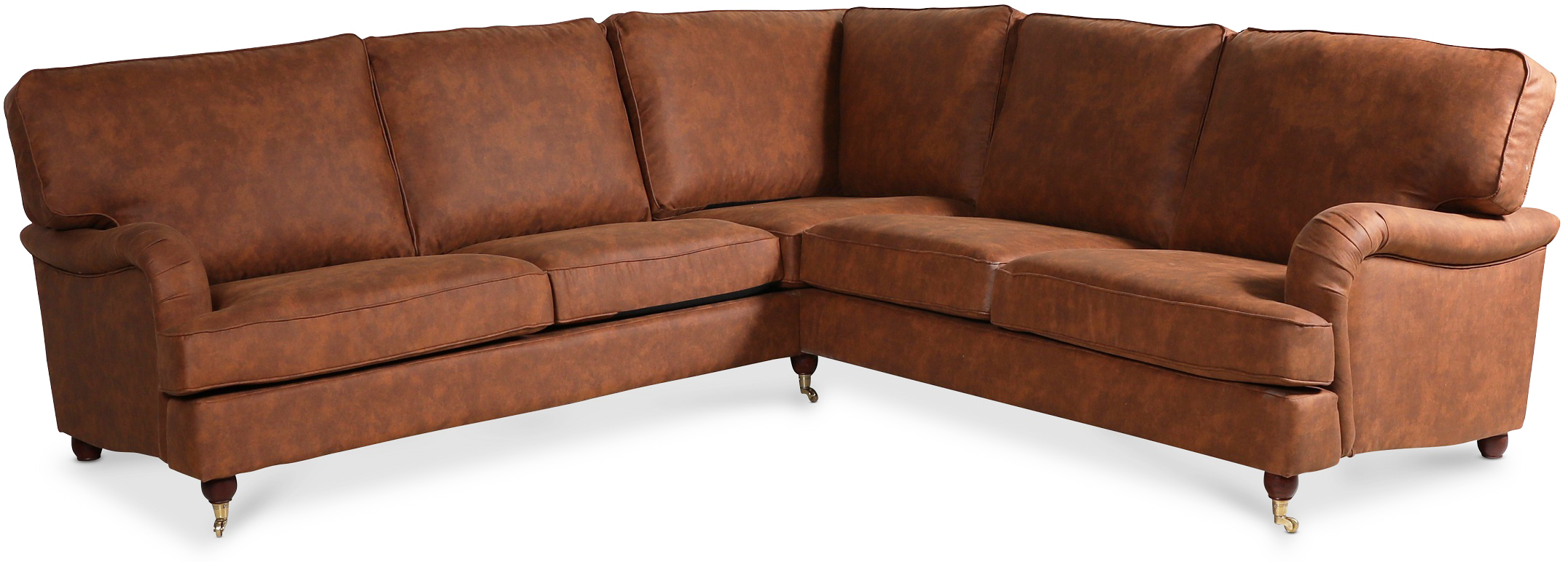 Howard Deluxe Ecksofa - Cognac �koleder