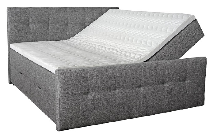 Bettpaket Siesta, Bett mit Stauraum 5-Zonen-Tasche - Beliebige Breite