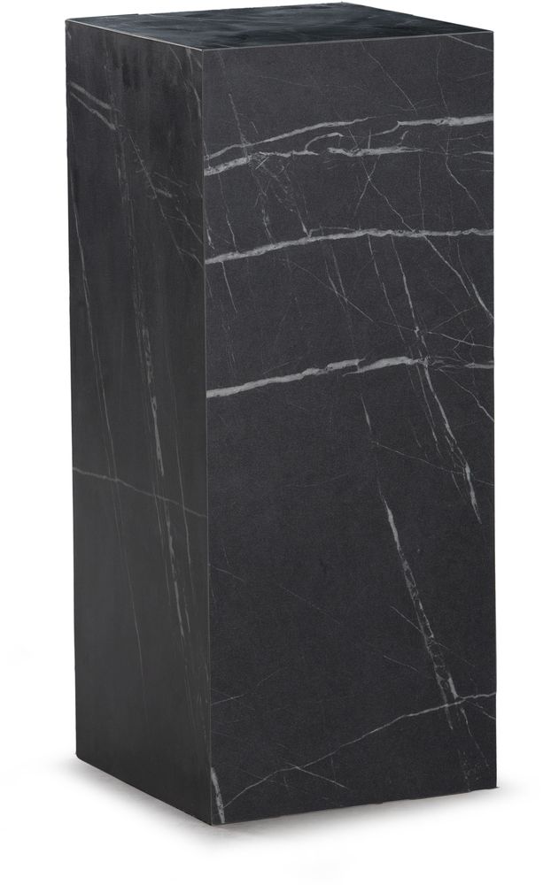 Steinsockel 60 cm - Schwarzer Marmor (Laminat)