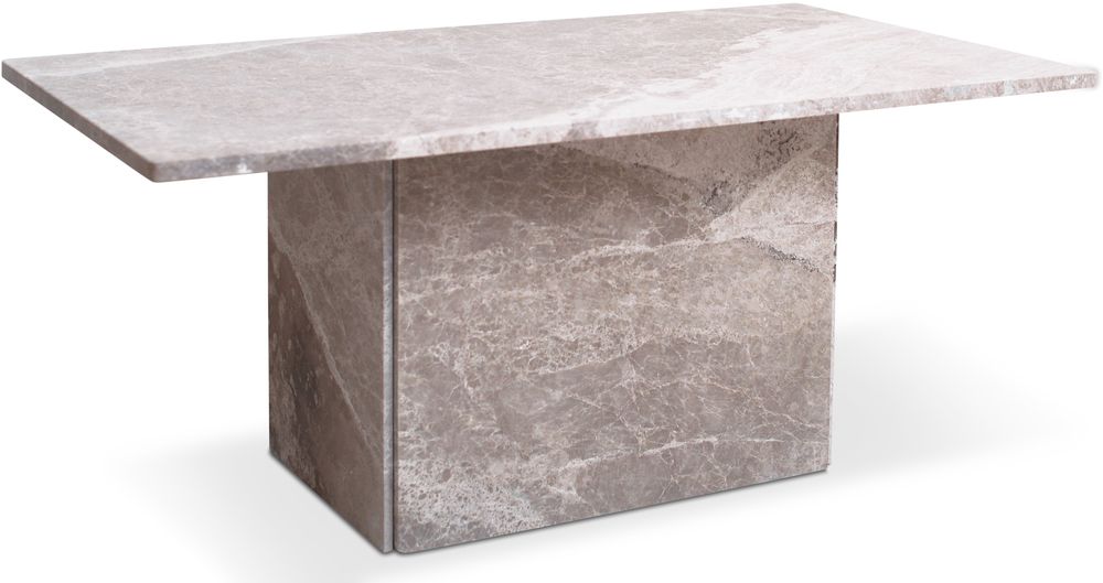 Level Couchtisch 110x60 cm - Beige Marmor