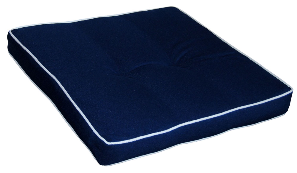 Ausgezeichnetes Sitzkissen 50x50 cm - Blau