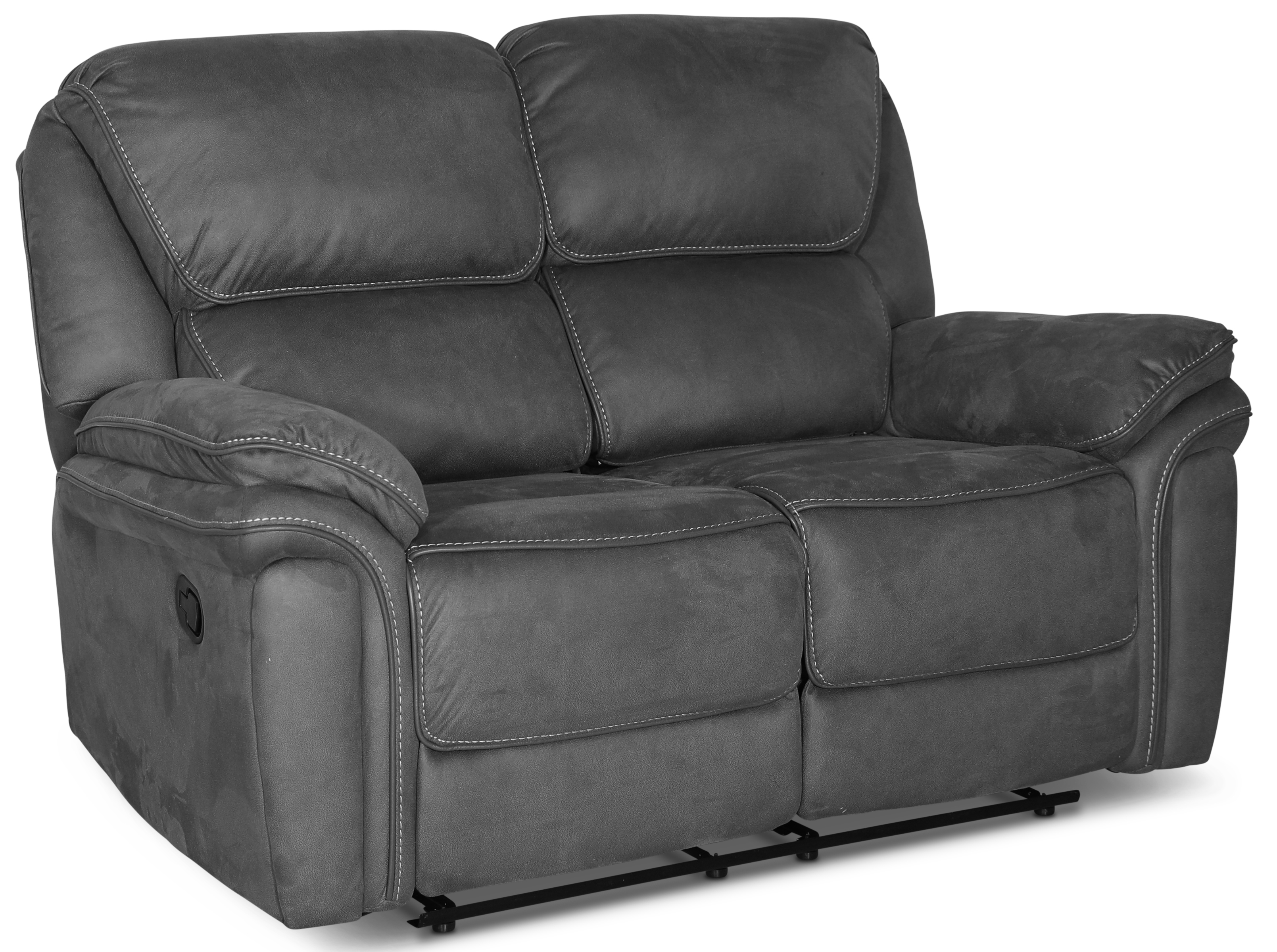 Riverdale 2-Sitzer-Liegesofa - Grau (Mikrofaser) Riverdale 2-Sitzer-Liegesofa - Grau (Mikrofaser)