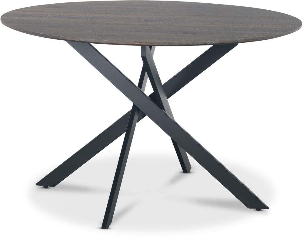 Hogr�n Esstisch �120 cm - Braun gebeizt