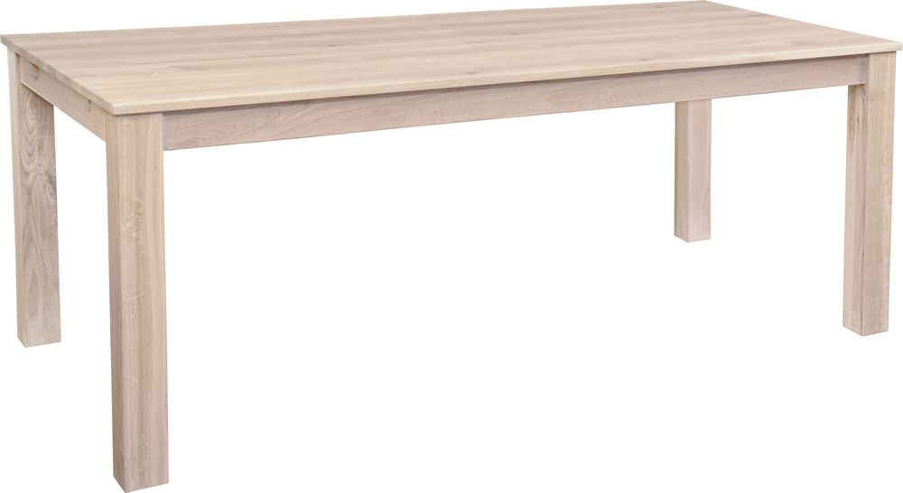 Esstisch Quebec 200x100 cm - Eiche wei� pigmentiert ge�lt