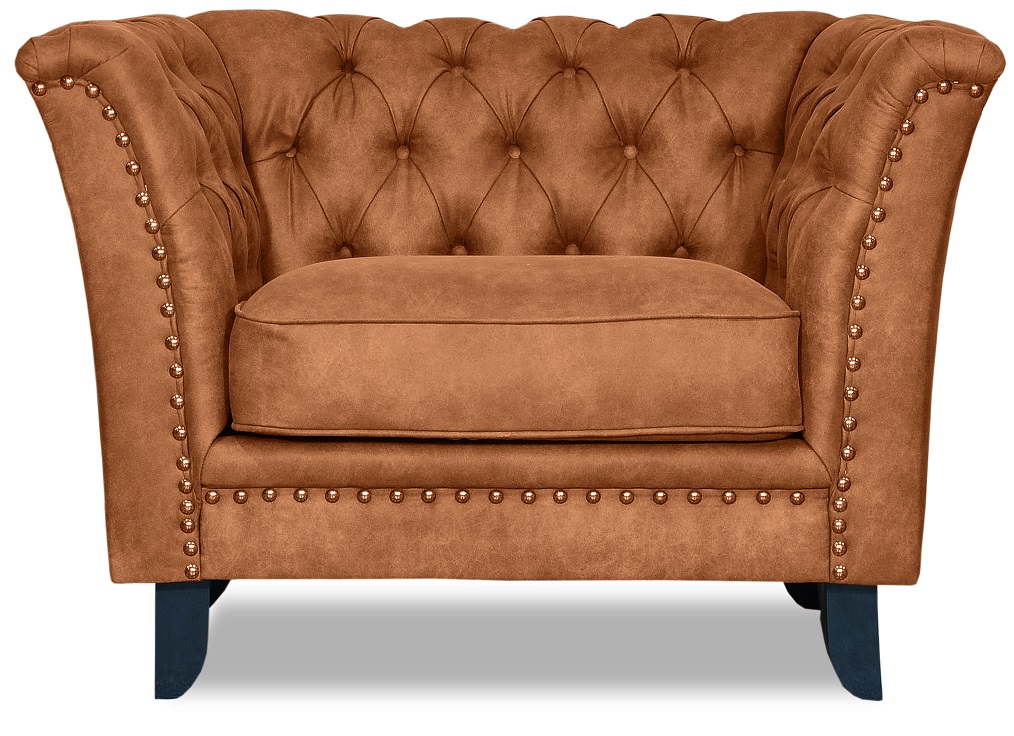 Chester Bridge Sessel - Vintage Cognac