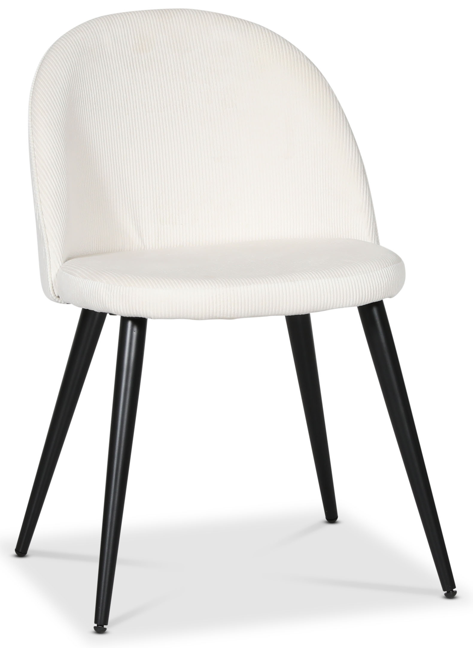 Alice Esszimmerstuhl - Beige Cord + Stuhlkissen