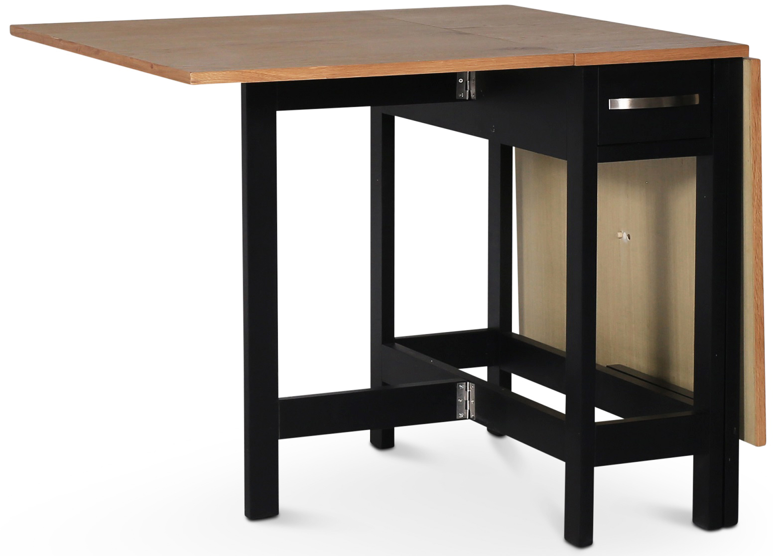 Klapptisch schwarz / Eiche - F�r�