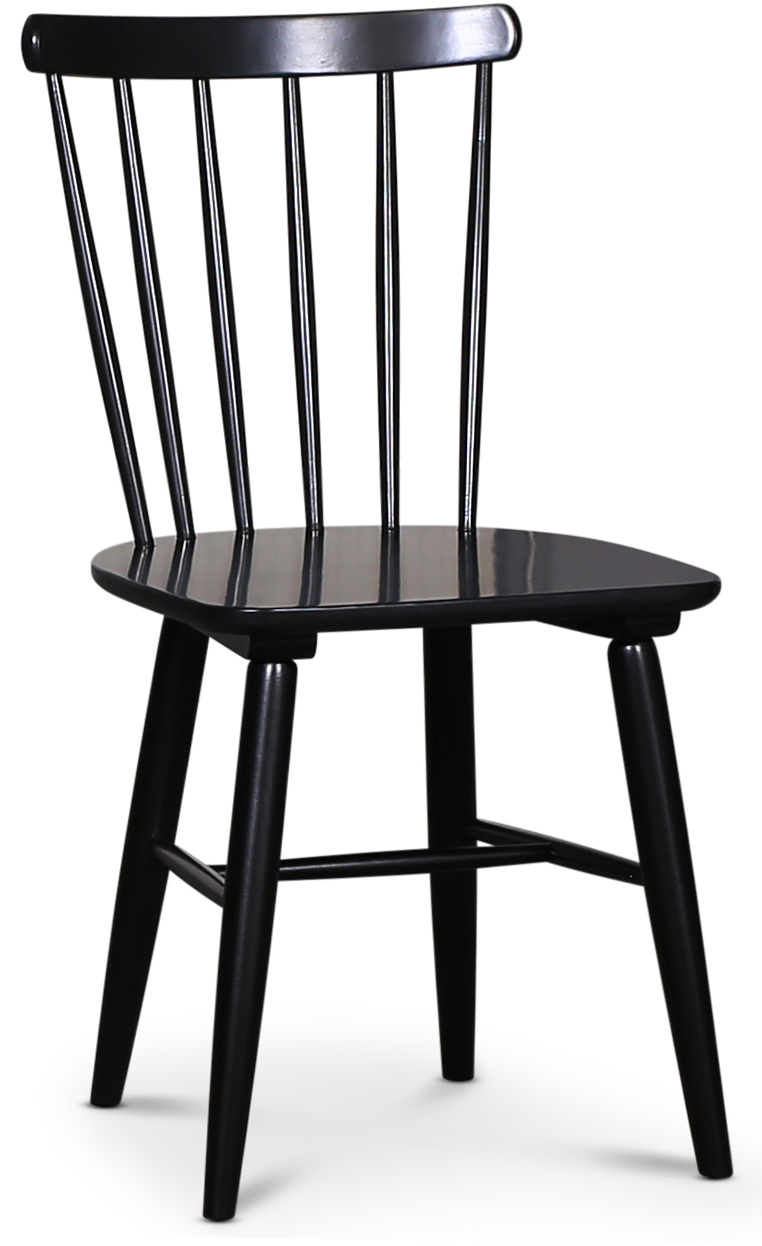 Sprossenstuhl Light - Schwarz + Stuhlkissen