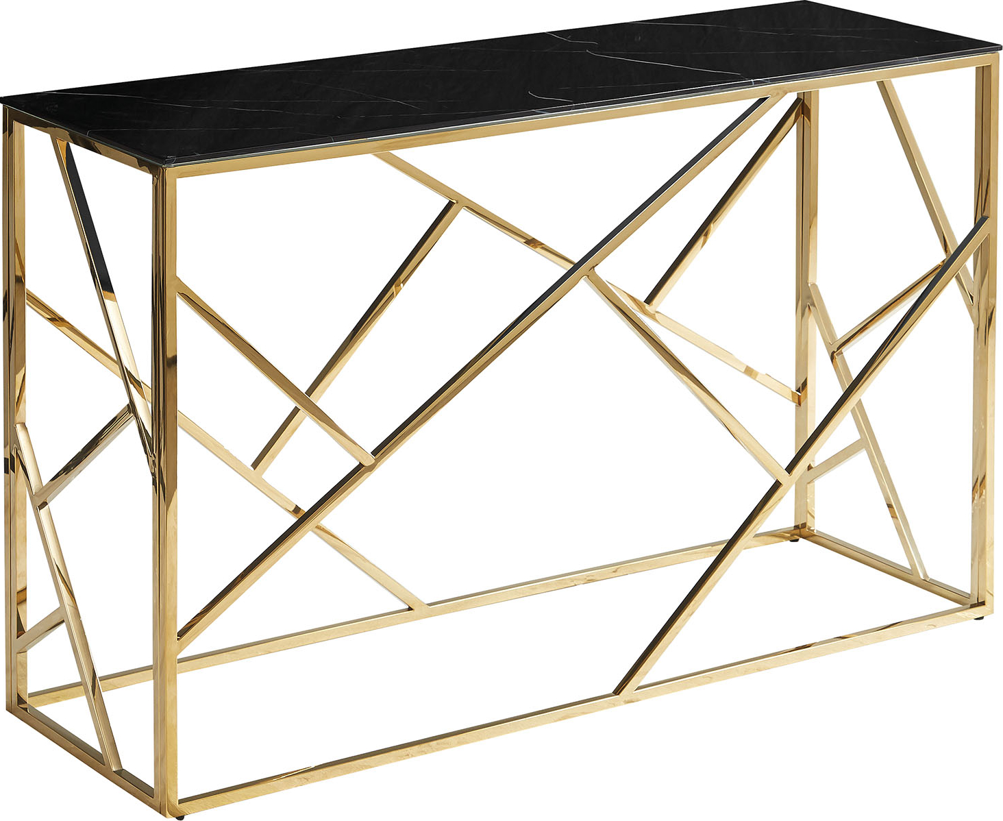 Leavitt Konsolentisch 120 cm - Weiß/Gold Leavitt Konsolentisch 120 cm - Weiß/Gold