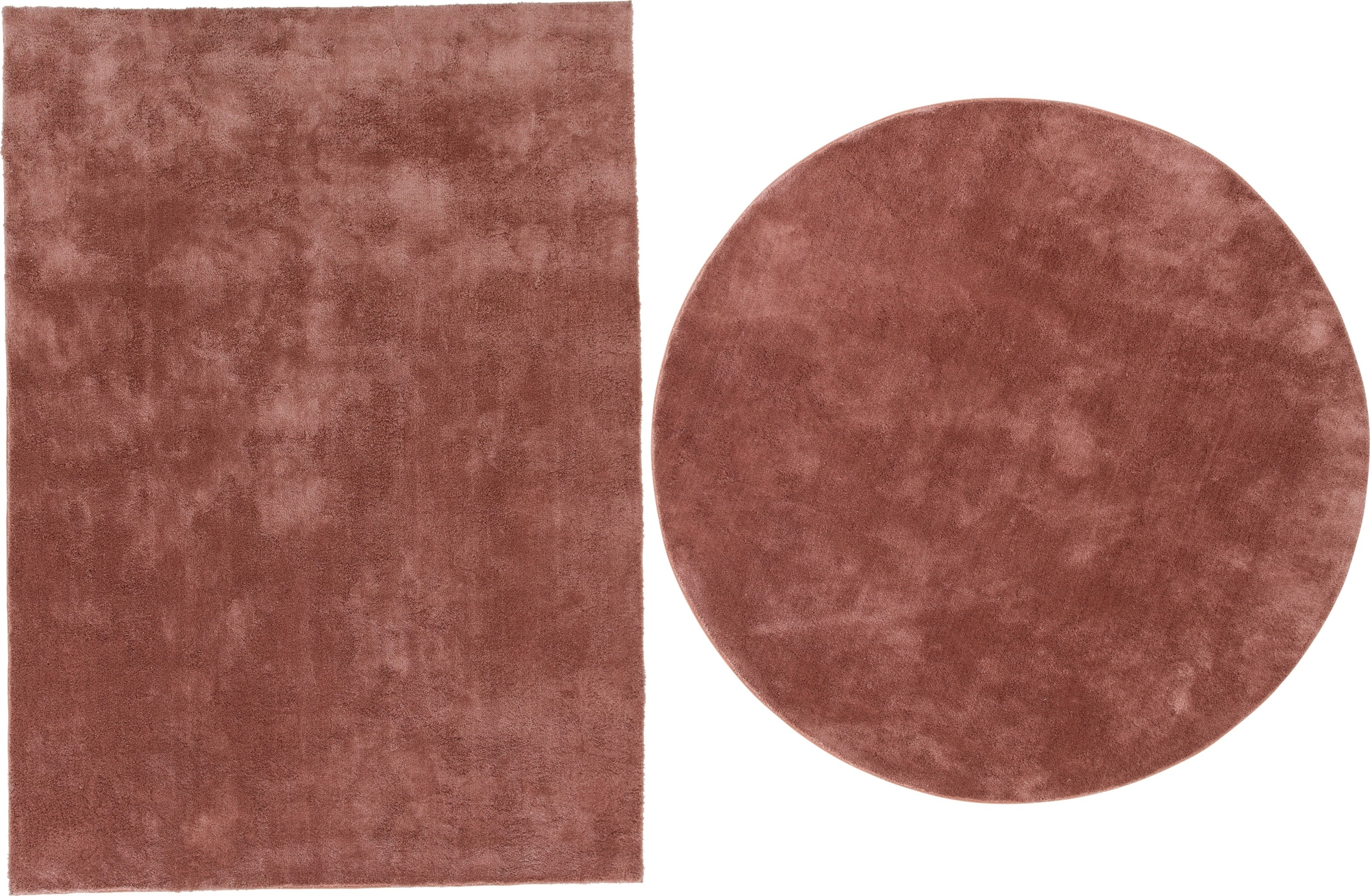 Lawson-Teppich - Pinke Viskose-Optik