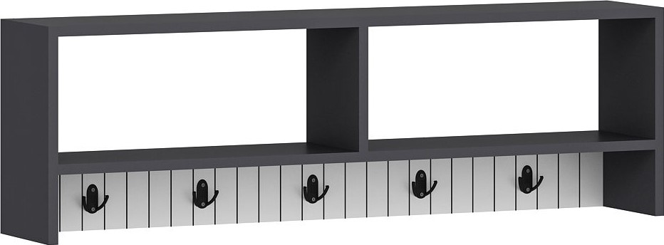 Sarandon Kleiderb�gel - Anthrazit/Wei�