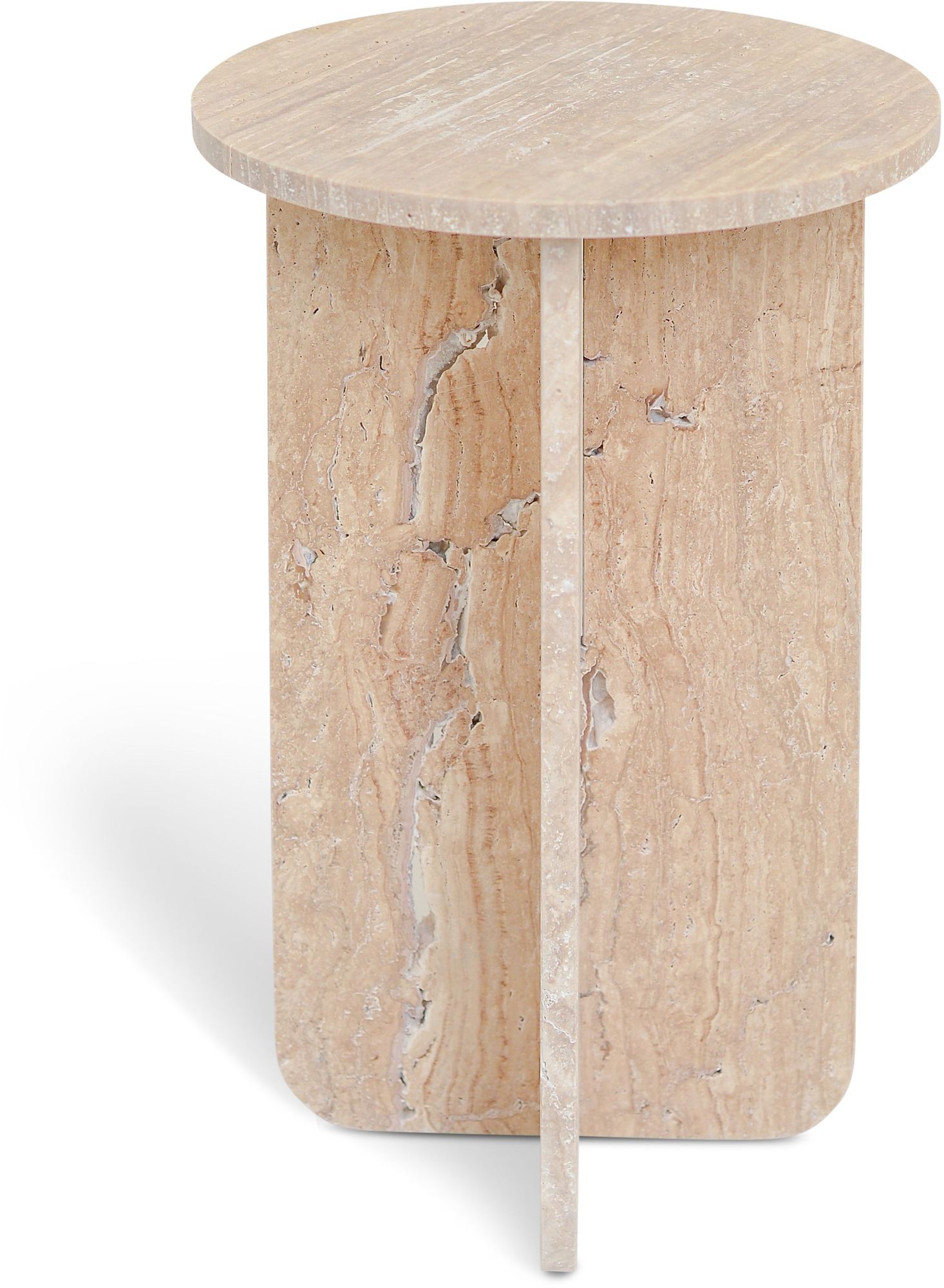 Ebener Sockel 60 cm - Travertin