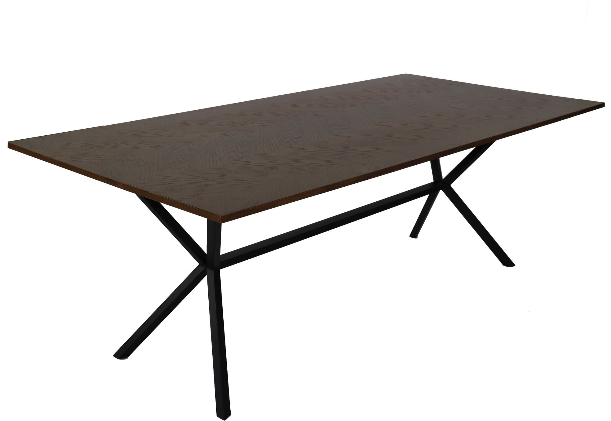 Revel Esstisch 200 cm (Fishbone) - Schwarz / Holzfurnier Revel Esstisch 200 cm (Fishbone) - Schwarz / Holzfurnier