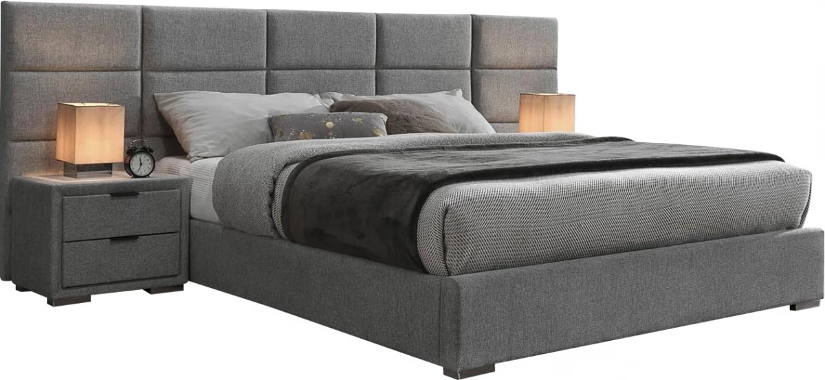 Viento Bettrahmen 160x200 cm - Grau