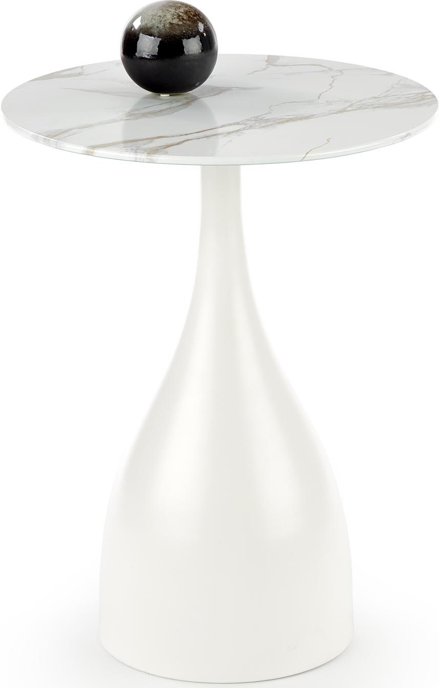 Reggi Couchtisch �40 cm - Wei�er Marmor