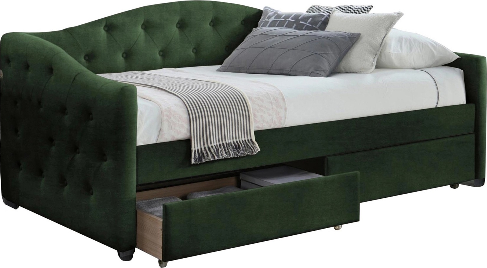 Mahalo Bettrahmen 90x200 cm - Gr�n