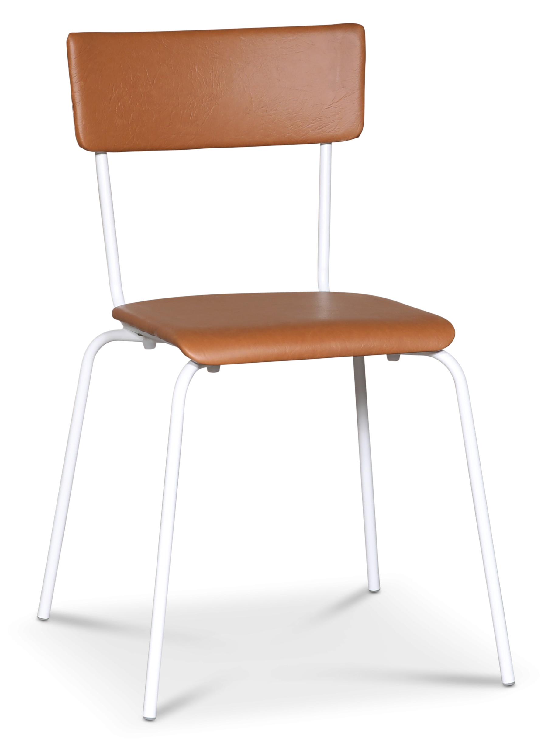 Klappstuhl - Wei�/Braun + M�belf��e