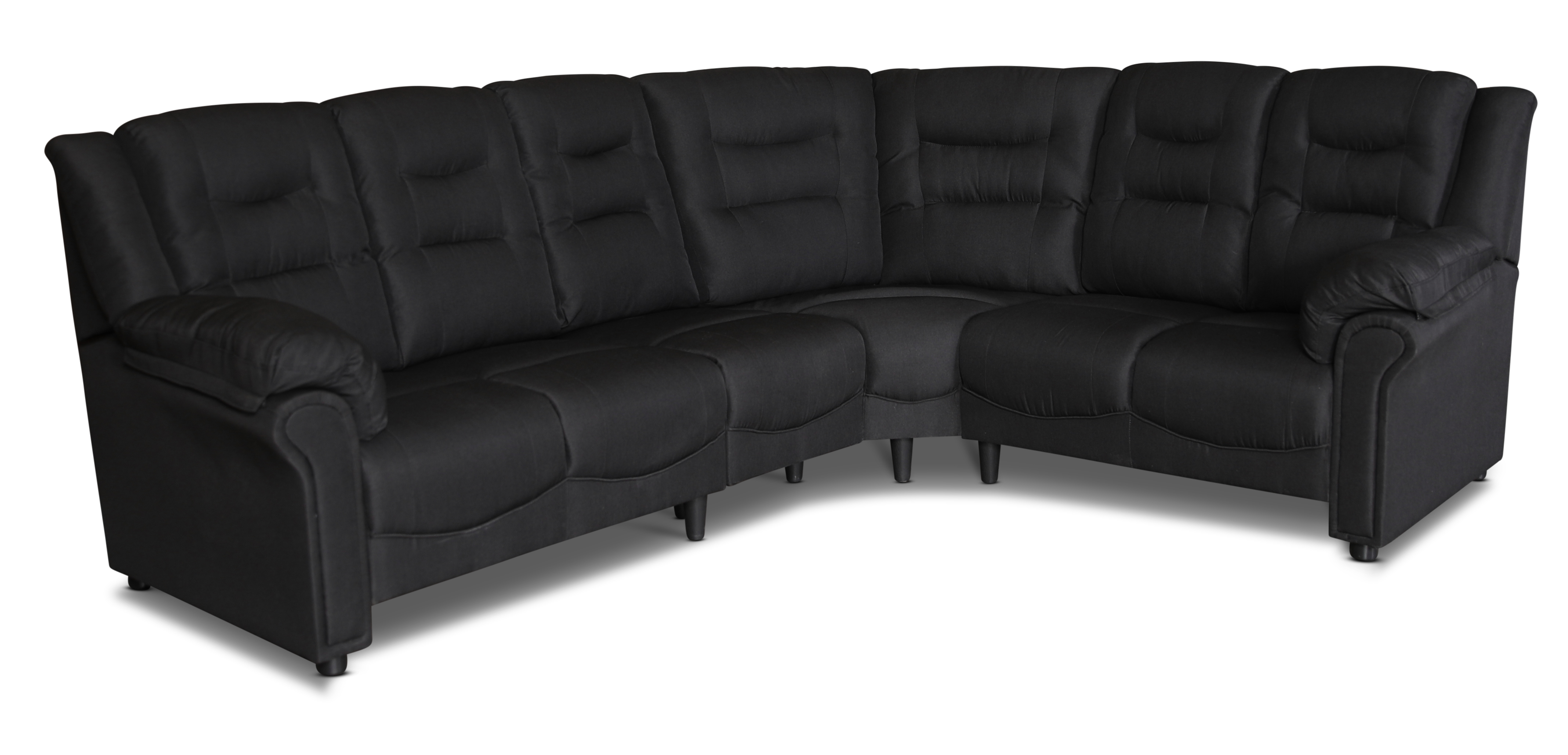 Ecksofa Peking - Schwarz