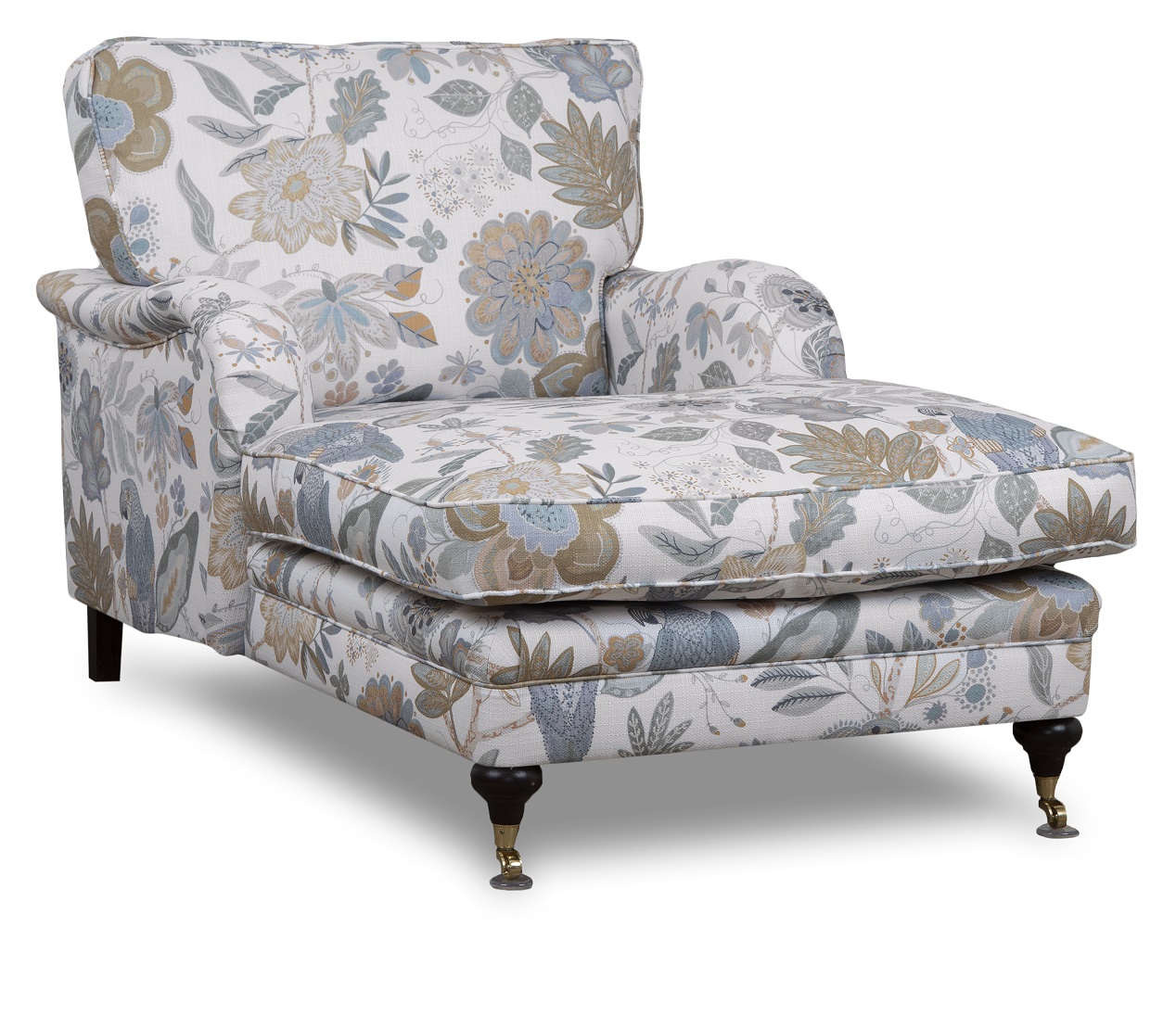 Howard Spirit Diwansessel aus Blumenstoff - Eden Parrot Beige