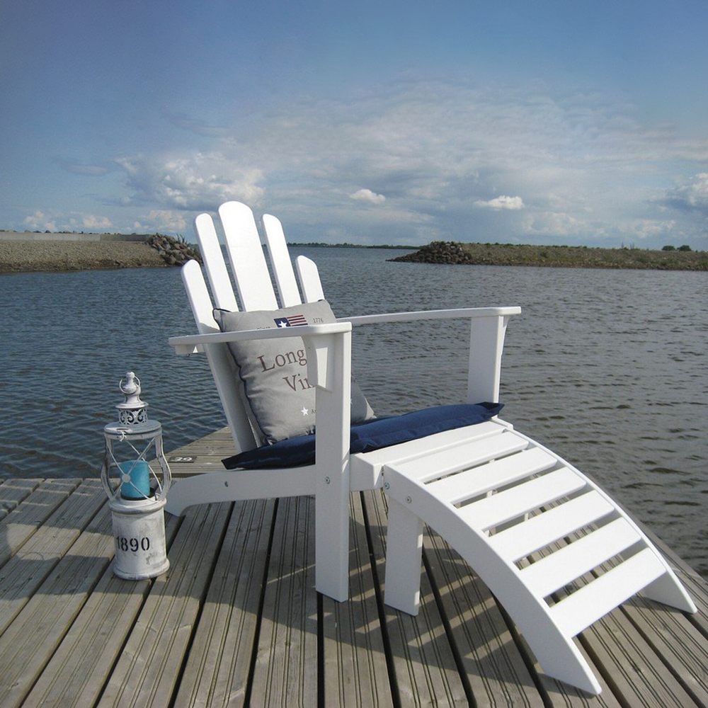 Newport Liegestuhl - Wei� + M�belf��e