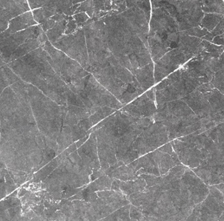 Mattgraue Marmorplatte 120x120 cm
