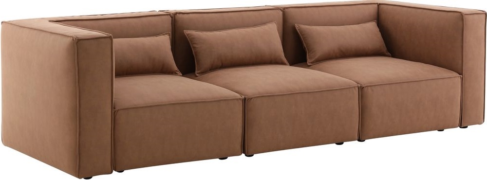 Nees Modulsofa in Cognac Combo 4
