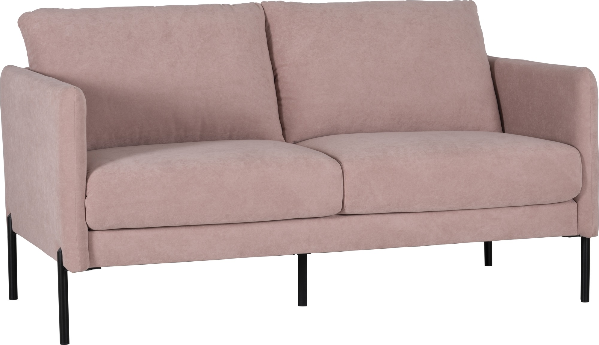 Kingsley 2,5-Sitzer-Sofa aus rosa Samt